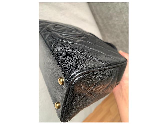 Borsa Chanel Timeless Pelle Caviar Nera Nero - vista 13