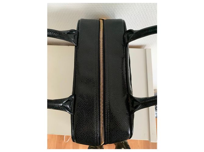 Borsa Chanel Timeless Pelle Caviar Nera Nero - vista 17