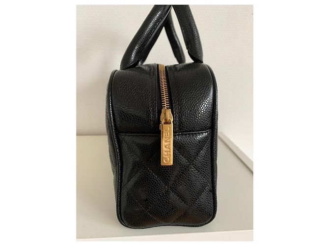 Borsa Chanel Timeless Pelle Caviar Nera Nero - vista 19