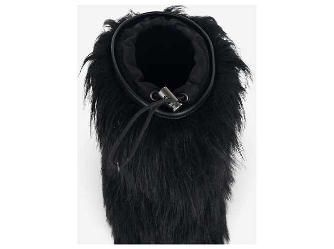Botas de nieve de piel Prada AW99 Apres Ski Negro - vista 10
