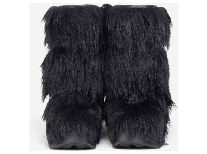 Botas de nieve de piel Prada AW99 Apres Ski Negro - vista 5