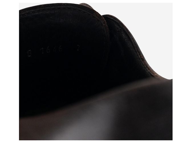 Scarpe Derby Split Toe Prada AW99 Marrone - vista 10