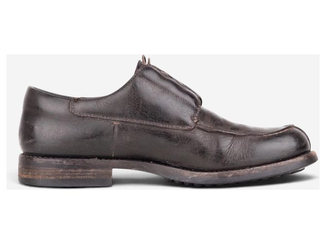 Scarpe Derby Split Toe Prada AW99 Marrone - vista 4