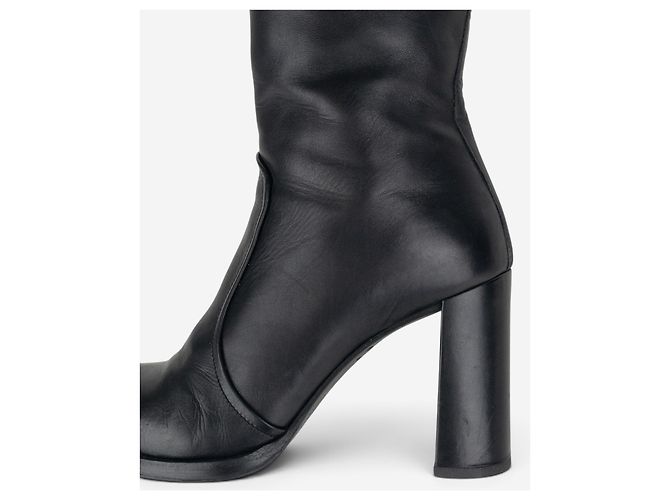 Prada 2000s Knee High Heel Boots Black - view 8