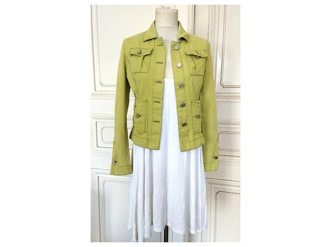 Autre Marque Jean Charles De Castelbajac Chaqueta Light Verde Anís - vista 10