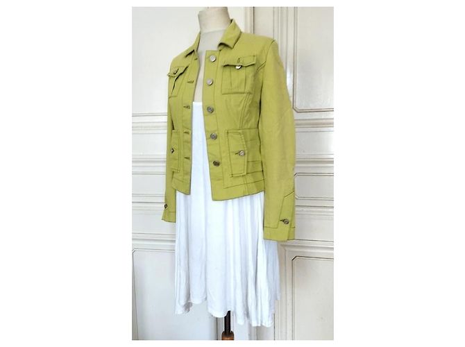 Autre Marque Jean Charles De Castelbajac Chaqueta Light Verde Anís - vista 14