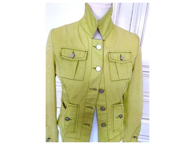 Autre Marque Jean Charles De Castelbajac Chaqueta Light Verde Anís - vista 15