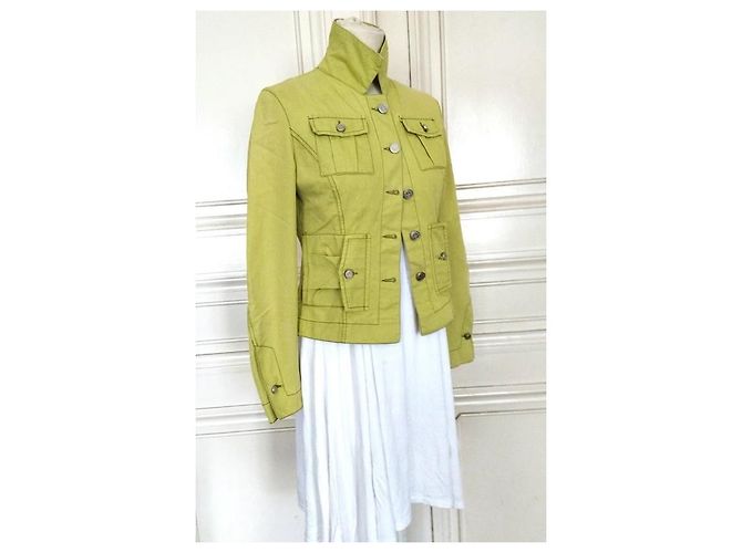 Autre Marque Jean Charles De Castelbajac Chaqueta Light Verde Anís - vista 16