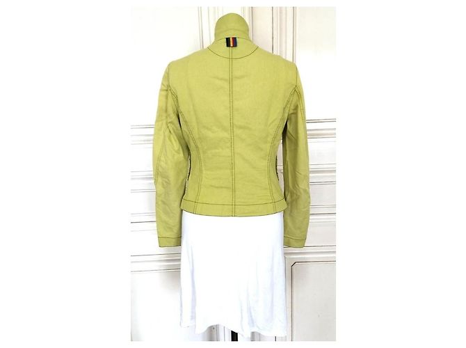 Autre Marque Jean Charles De Castelbajac Chaqueta Light Verde Anís - vista 17