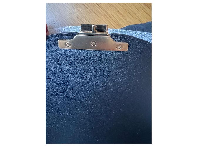Céline Borsa Celine Triomphe Teen in pelle nera Nero - vista 7