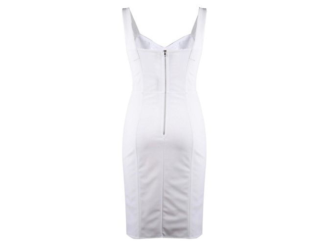 Dolce & Gabbana Vestido Corsé de Encaje Blanco - vista 7
