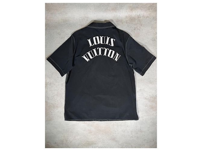 Louis Vuitton Camicia Maniche Corte Show FW2024 Nero - vista 2