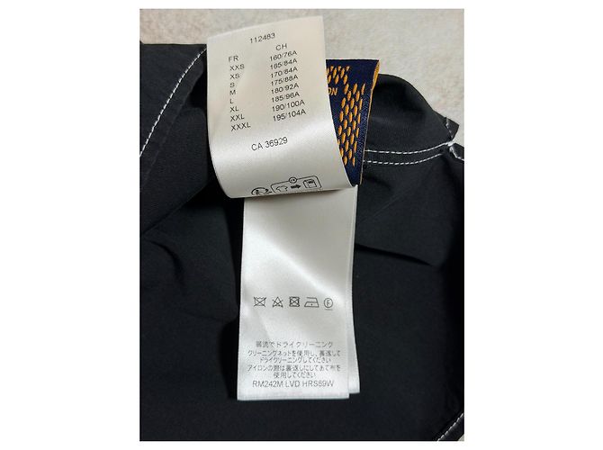 Louis Vuitton Camicia Maniche Corte Show FW2024 Nero - vista 6