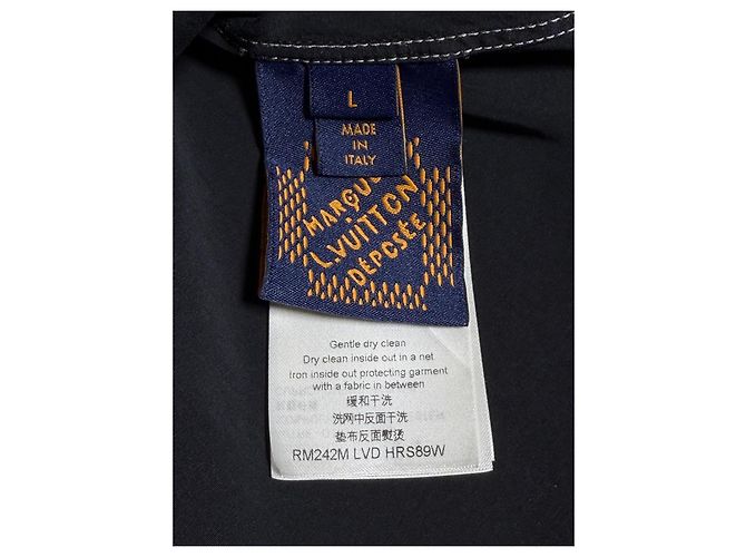 Louis Vuitton Camicia Maniche Corte Show FW2024 Nero - vista 9