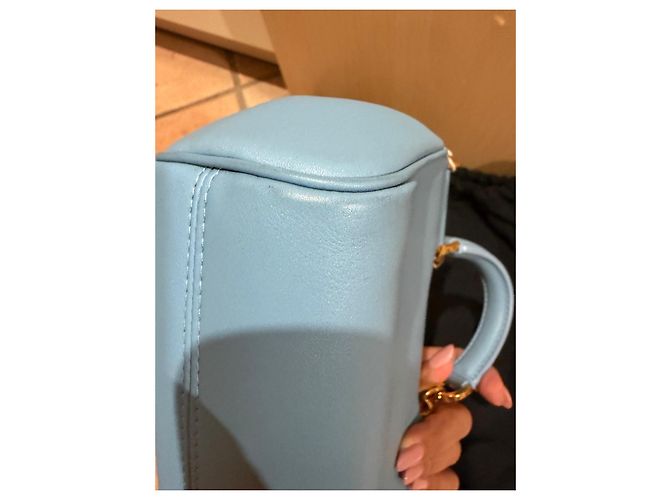 Borsa Dolce & Gabbana My Sicily in pelle azzurra Blu - vista 11