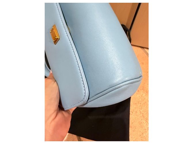 Borsa Dolce & Gabbana My Sicily in pelle azzurra Blu - vista 14