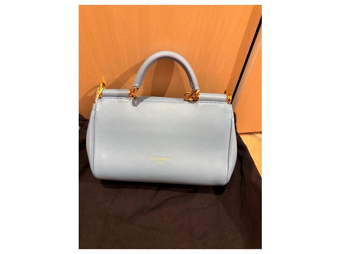 Borsa Dolce & Gabbana My Sicily in pelle azzurra Blu - vista 6