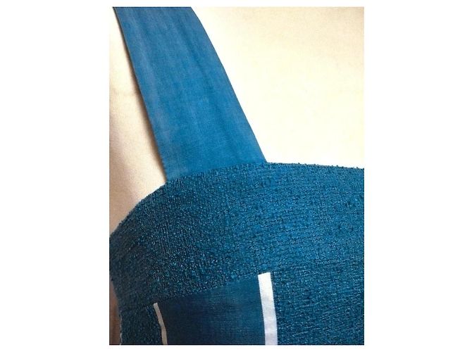 Cacharel Vestido de Verano a Rayas Preppy Seventies Azul - vista 2