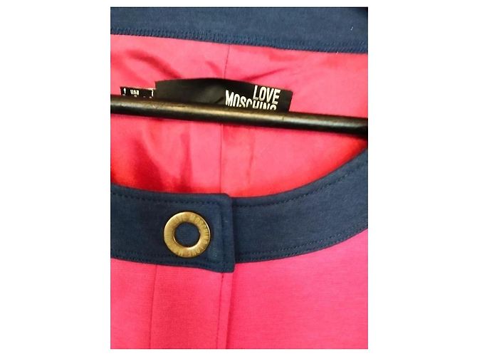 Love Moschino Giacca Preppy Chic Rossa e Blu Rosso Blu scuro - vista 6