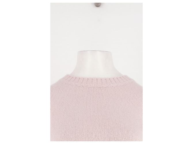 Autre Marque Pull ALO en cachemire rose - vue 2