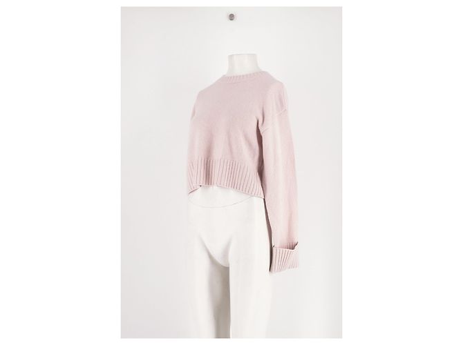 Autre Marque Pull ALO en cachemire rose - vue 4