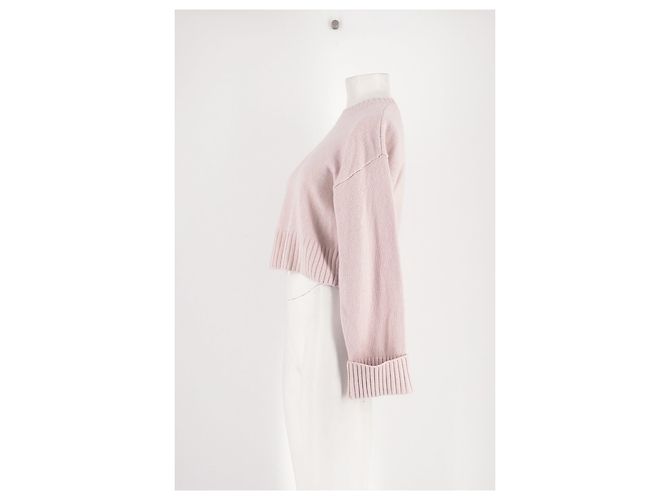 Autre Marque Pull ALO en cachemire rose - vue 5