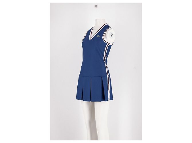 Abito corto blu Lacoste - vista 4