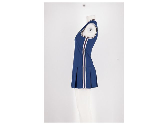 Abito corto blu Lacoste - vista 5