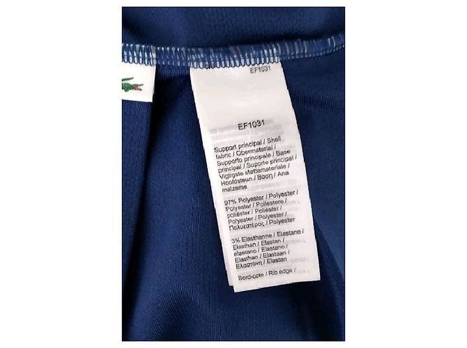 Abito corto blu Lacoste - vista 8