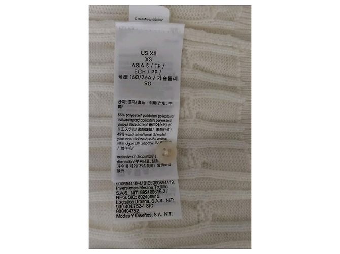 Colete de corte reto branco Calvin Klein - vista 8