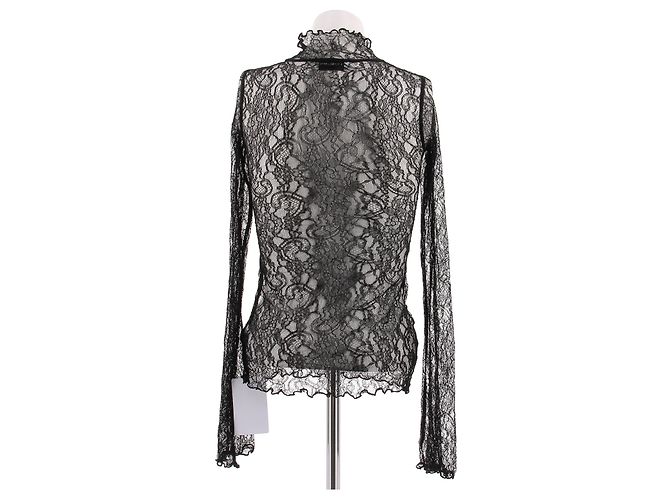 Autre Marque Top de encaje negro LEO SEASON - vista 2