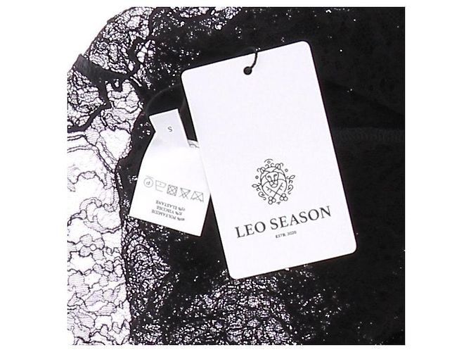 Autre Marque Top de encaje negro LEO SEASON - vista 5