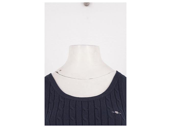 Autre Marque Top in cotone blu navy GANT - vista 2