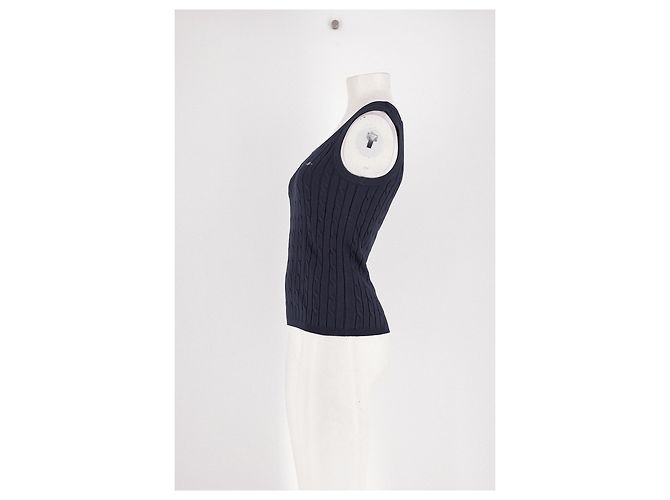 Autre Marque Top in cotone blu navy GANT - vista 5