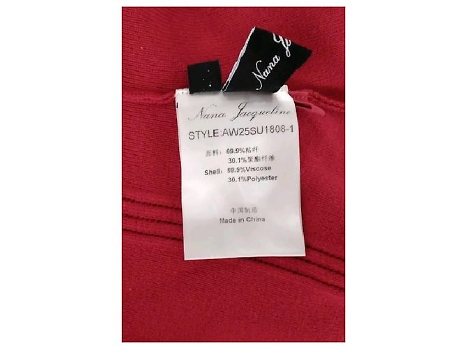 Autre Marque Top ajustado rojo NANA JACQUELINE Roja - vista 8
