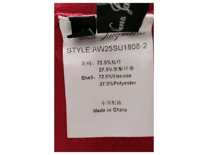 Autre Marque NANA JACQUELINE Rote gerade Shorts - Ansicht 6