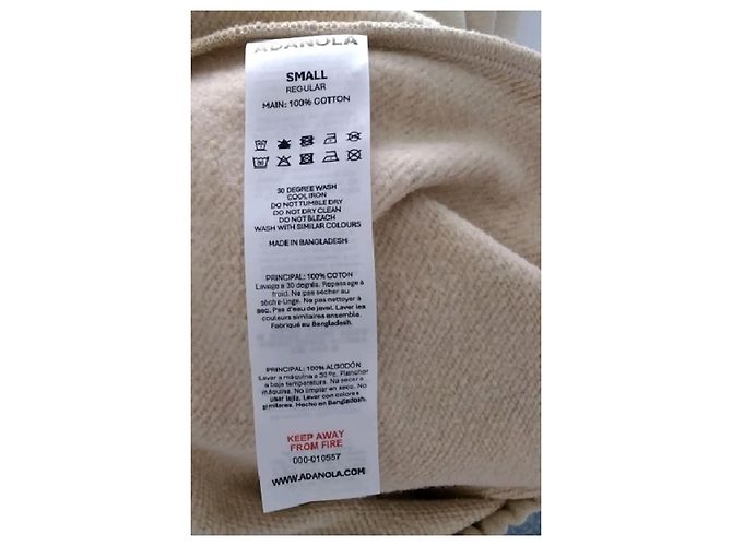 Autre Marque Pantalones de jogging ADANOLA de algodón beige - vista 6