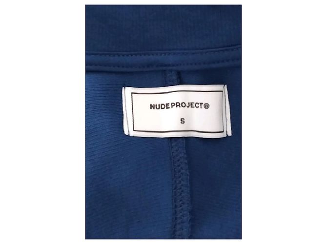 Autre Marque NUDE PROJECT Cardigan aus Baumwolle Blau - Ansicht 7