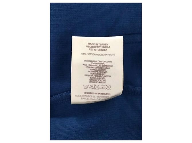 Autre Marque NUDE PROJECT Cardigan aus Baumwolle Blau - Ansicht 8