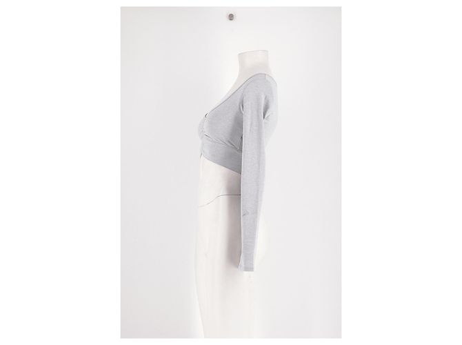 Autre Marque Top ajustado gris ALO - vista 5