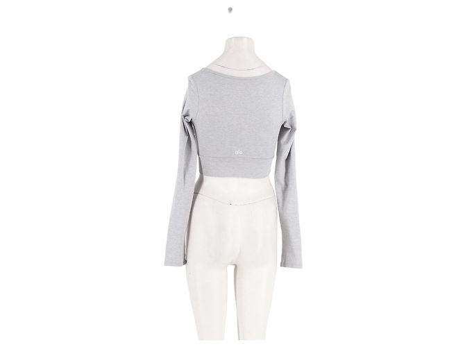Autre Marque Top ajustado gris ALO - vista 6
