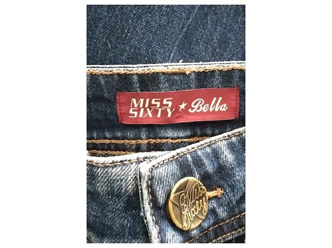 Vaqueros Miss Sixty de algodón azul Talla 24 - vista 5