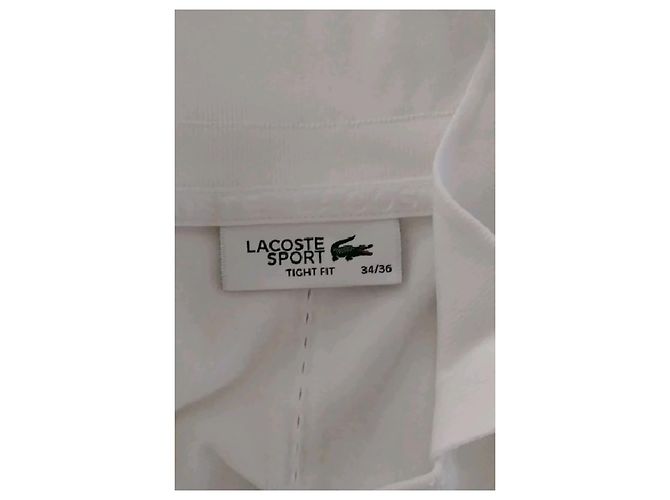 Top reto branco Lacoste - vista 7