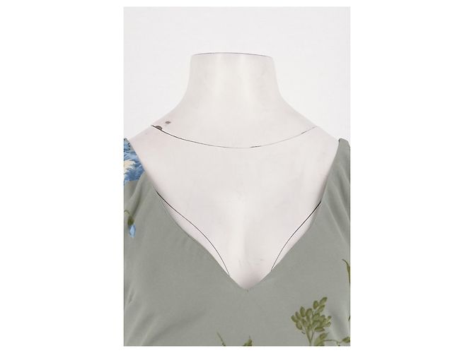 Vestido midi verde de viscosa Reformation - vista 2