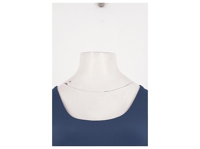 Autre Marque Top taglio dritto blu navy ALO - vista 2