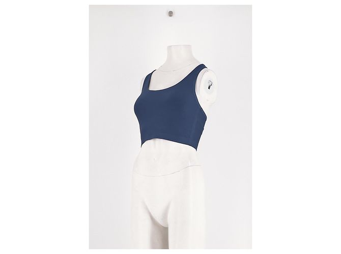 Autre Marque Top taglio dritto blu navy ALO - vista 4