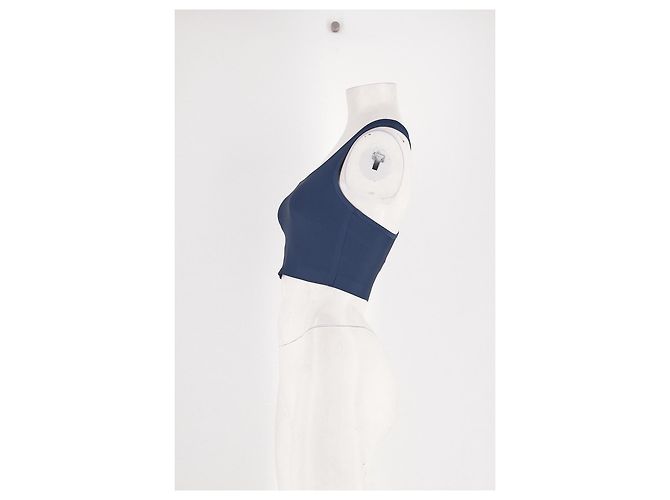 Autre Marque Top taglio dritto blu navy ALO - vista 5
