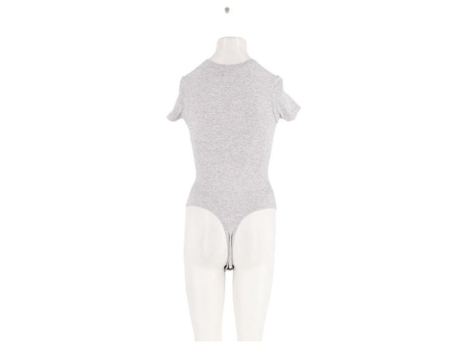 Autre Marque Top de algodón gris SKIMS - vista 6