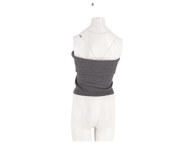 Top de cachemira gris Reformation - vista 6