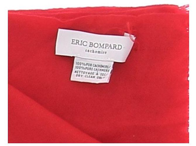 Bufanda Eric Bompard de cachemira roja - vista 3